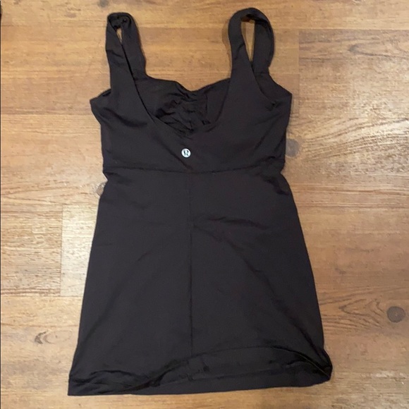 Lululemon Black Tank Top Size 4 - Picture 2 of 2